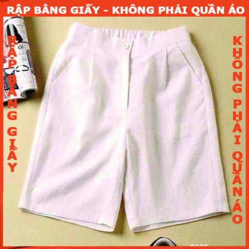 Rập giấy A0 mã 1104 - quần ngố sau thun