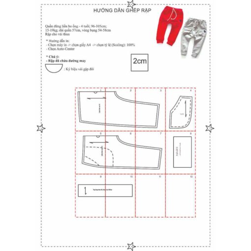 Rập quần đũng liền mã B43 - Hình ảnh 4