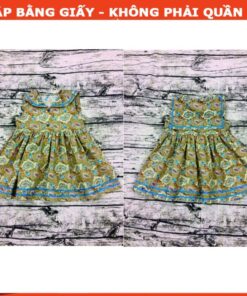 Rập giấy A0 đầm bé gái mã R306