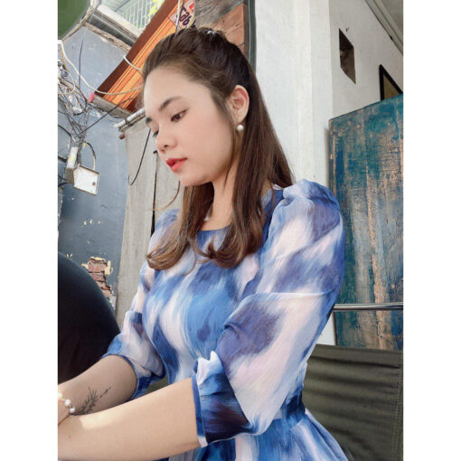 Rập giấy A0 mã 311 - đầm tay dài nữ - Hình ảnh 5