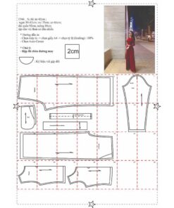 Alternative view of Rập giấy A0 bộ thun tay dài mã 1546