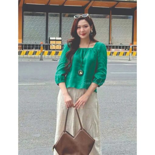 Rập giấy A0 mã 120 - áo kiểu tay lỡ - Hình ảnh 2