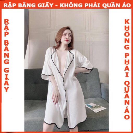 Rập giấy A0 mã 1420- rập đầm ngủ - Hình ảnh 3