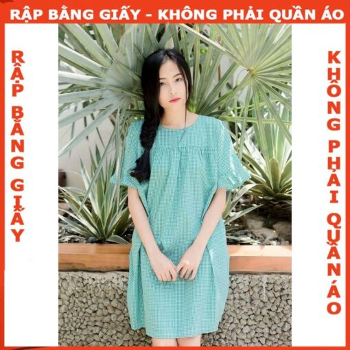 Rập giấy A0 đầm bầu tay chuông BA03