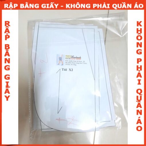 Rập giấy A0 mã 1447 - áo sơ mi - Hình ảnh 5