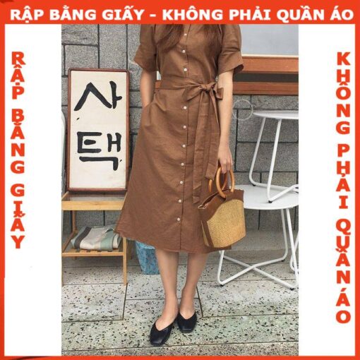 Rập giấy mã 552  - đầm suông tay phồng