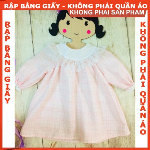 Rập giấy A0 mã R397 - rập đầm nữ - Hình ảnh 5