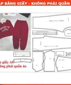 Rập giấy A0 bộ thu đông cổ bẻ mã 301