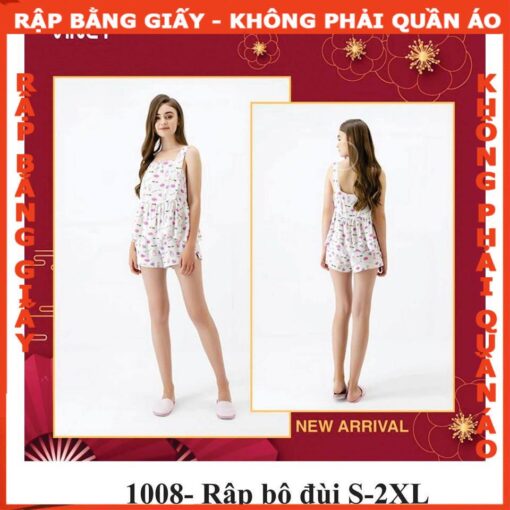 Rập giấy A0 mã 1008 - bộ đùi nữ