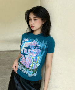 Alternative view of Rập giấy A0 may áo thun baby tee mã 91