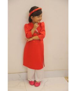 Alternative view of Rập giấy A0 áo dài bé gái mã AD29