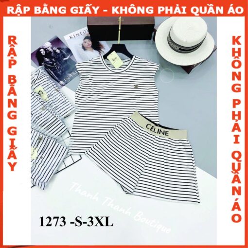 Rập giấy A0 mã 1273 -bộ thun tay liền - Hình ảnh 3