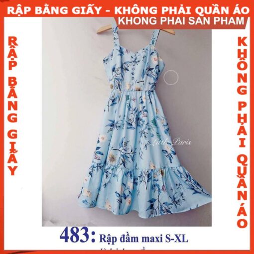 Rập giấy A0 mã 483 - rập đầm dây