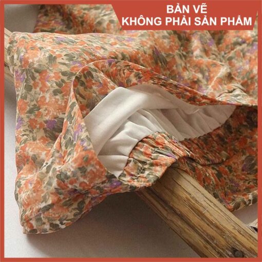 Rập  mã 960 - chân váy midi sau thun - Hình ảnh 3