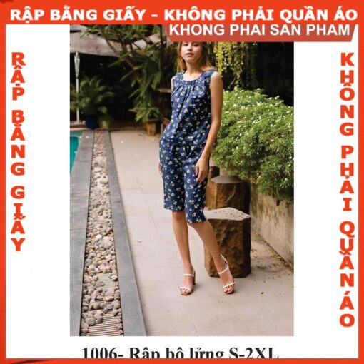 Rập mã 1006Rập bộ lửng vải thô ( kate)