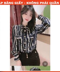 Alternative view of Rập giấy A0 áo sơ mi tay phồng mã 1550