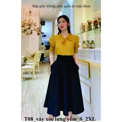 Rập giấy A0 mã T08 -rập chân váy - Hình ảnh 3