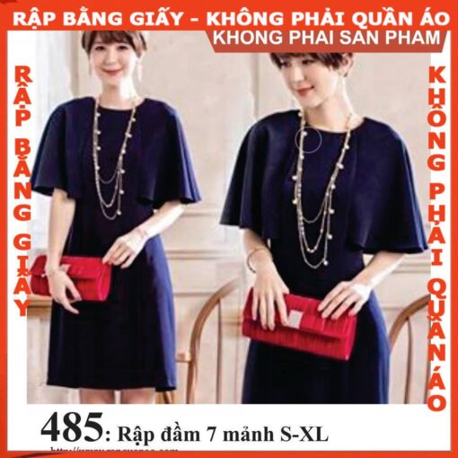 Rập giấy A0 mã 485 - Rập đầm nữ