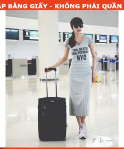 Rập giấy A0 mã 383 - đầm thun cổ tim