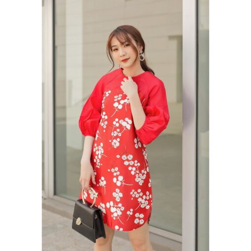 Rập giấy A0 mã 841 - đầm dáng suông - Hình ảnh 2