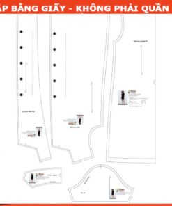 Alternative view of Rập giấy A0 đầm gỉa vest mã 971