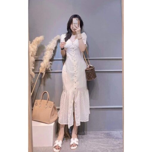 Rập giấy A0 mã 1409 - đầm đuôi cá - Hình ảnh 3