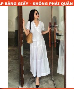 Alternative view of Rập giấy A0 mã 1380 - bộ linen quần váy rộng