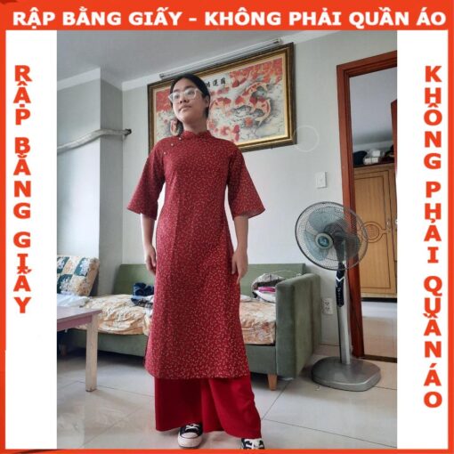 Rập giấy A0 may áo dài người lớn mã AD10