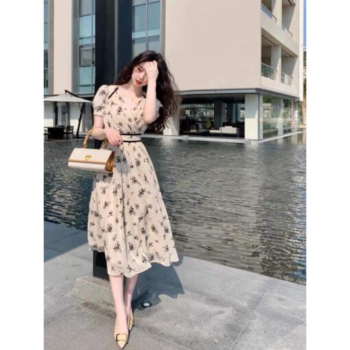 Rập giấy A0 mã 11 - đầm cổ tim - Hình ảnh 2
