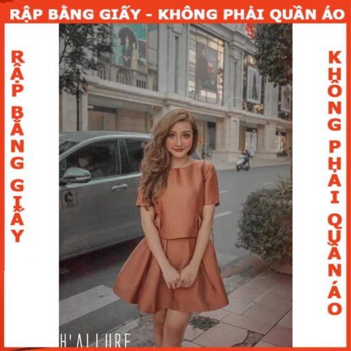 Rập giấy A0 set áo váy mã  1176 - Hình ảnh 5