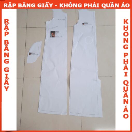 Rập giấy A0 mã 516 - Rập đầm nữ - Hình ảnh 2