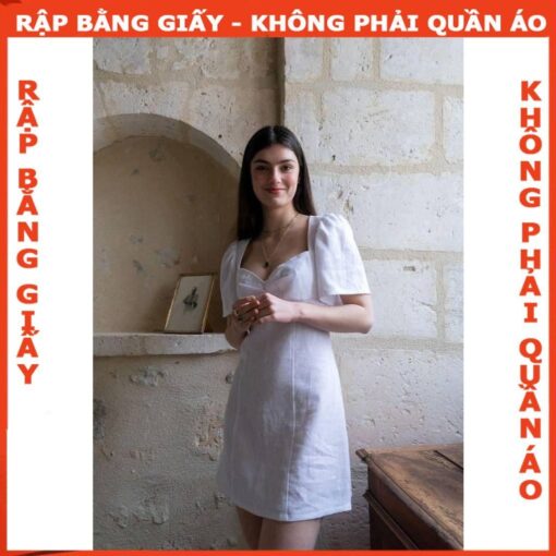 Rập giấy A0 mã 1630 - đầm tay phồng