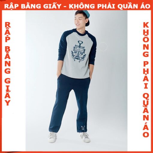 Rập giấy A0 bộ thun dài tay nam mã B48