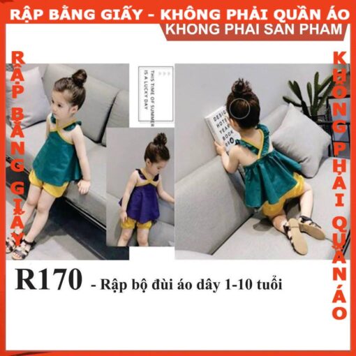 Rập  mã R170 - bộ dây cho bé - Hình ảnh 2