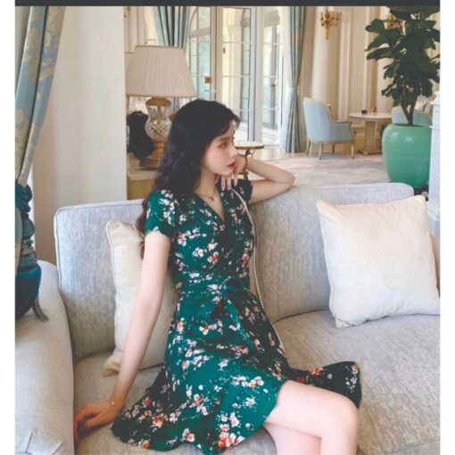 Rập giấy A0 mã 1248 - đầm cổ tim - Hình ảnh 2