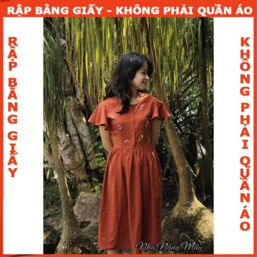Rập giấy A0 may đầm nữ mã 138
