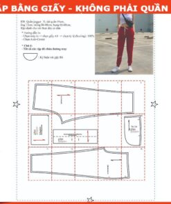 Rập giấy A0 mã 838- rập quần joker (BẢN VẼ)