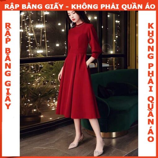 Rập giấy A0 mã 1493 - đầm xòe