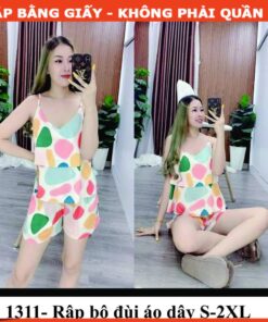 Rập bộ áo dây 2 lớp mã 1311