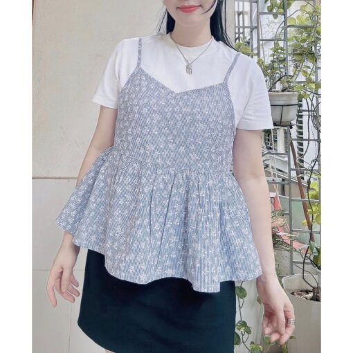 Rập giấy A0 mã 283 - áo dây ghi lê - Hình ảnh 2