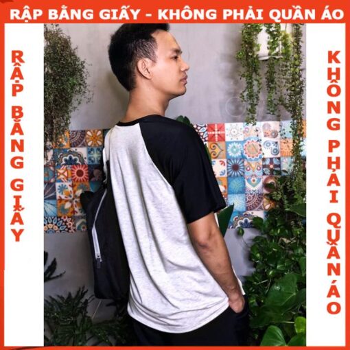 Rập giấy A0áo thun cổ tròn tay raplang mã B39 - Hình ảnh 4