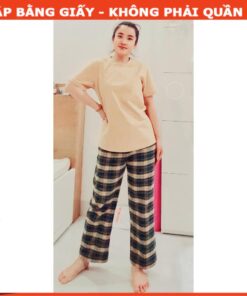 Rập giấy A0 bộ quần suông áo thun mã 1655
