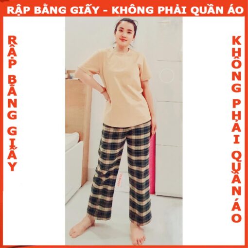 Rập giấy A0 bộ quần suông áo thun mã 1655
