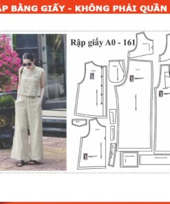 Rập giấy A0 nguyên set linen mã 161