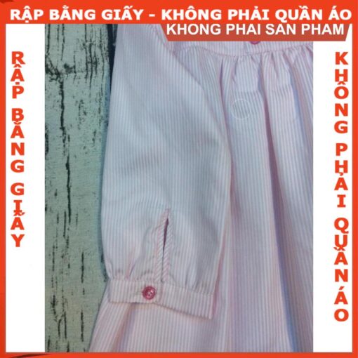 Rập giấy A0 mã R145 - đầm bé gái - Hình ảnh 2