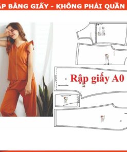 Rập giấy may bộ cánh tiên mã 798