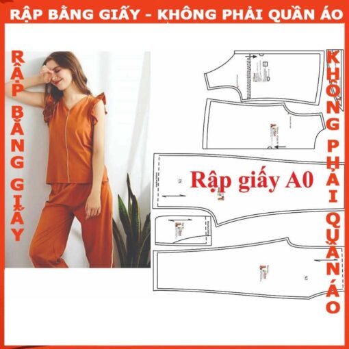 Rập giấy may bộ cánh tiên mã 798