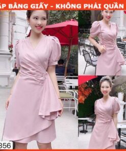Rập giấy A0 mã 1239 - đầm xếp ly eo tay phồng