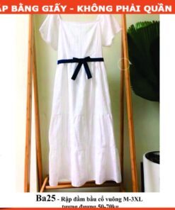 Rập giấy A0 may đầm bầu BA25