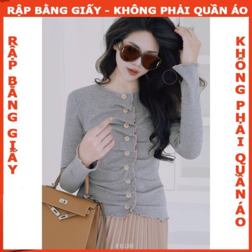 Rập giấy A0 áo thun ôm xếp tà mã 1733